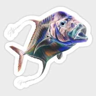 African Pompano Sticker